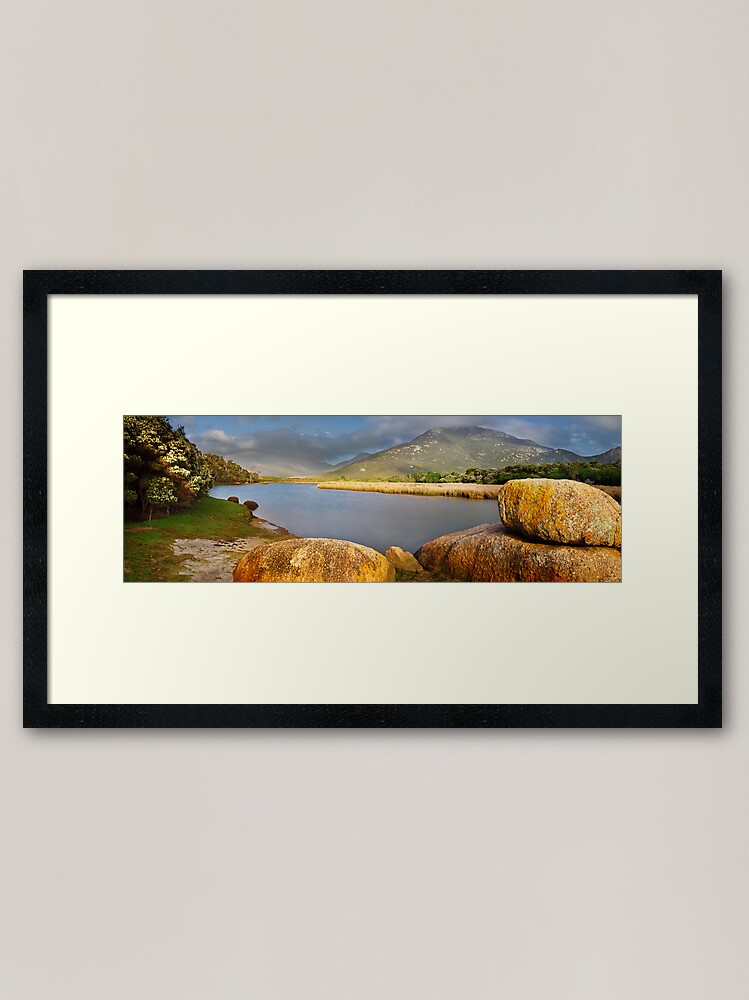 Thumbnail 1 of 7, Framed Art Print, Tidal River, Wilsons Promontory, Victoria, Australia designed and sold by Chockstone.