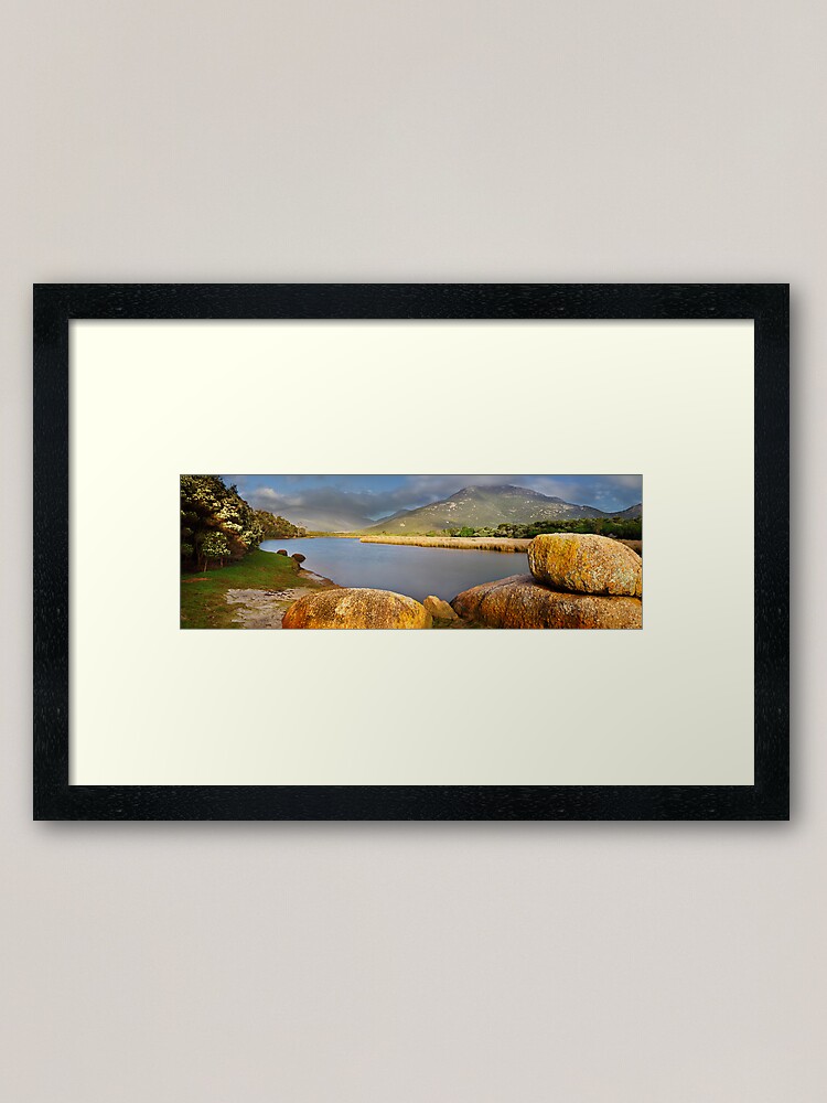 Thumbnail 1 of 7, Framed Art Print, Tidal River, Wilsons Promontory, Victoria, Australia designed and sold by Chockstone.
