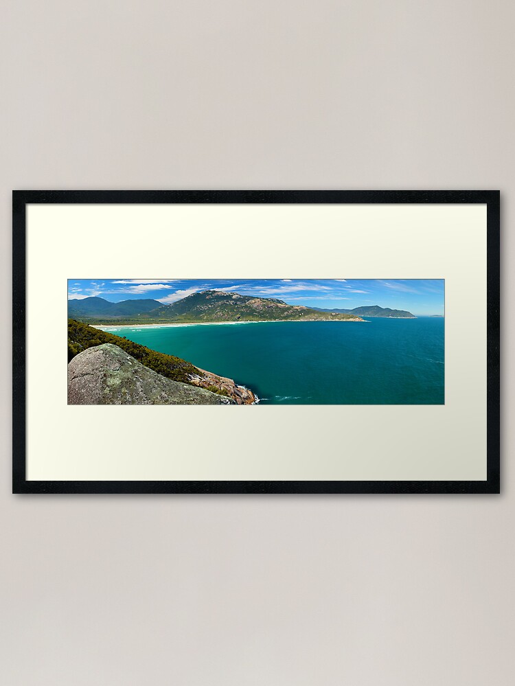 Thumbnail 2 of 7, Framed Art Print, Tidal River Beach, Wilsons Promontory, Victoria, Australia designed and sold by Chockstone.