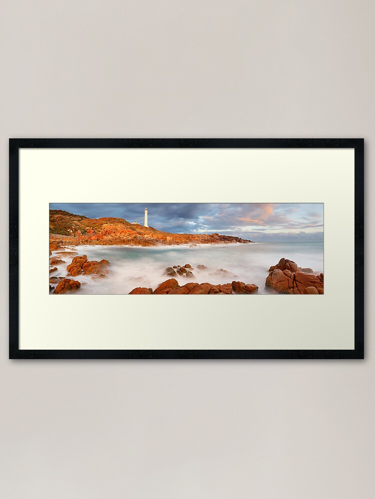 Alternate view of Point Hicks Lighthouse, Croajingolong National Park, Victoria, Australia Framed Art Print