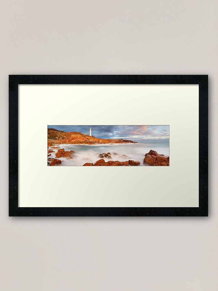 Alternate view of Point Hicks Lighthouse, Croajingolong National Park, Victoria, Australia Framed Art Print