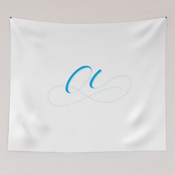 Item preview, Blue Letter A Initial designed and sold by hughvdl.