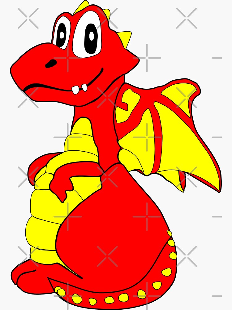Red Dragon Sticker by carlarmes