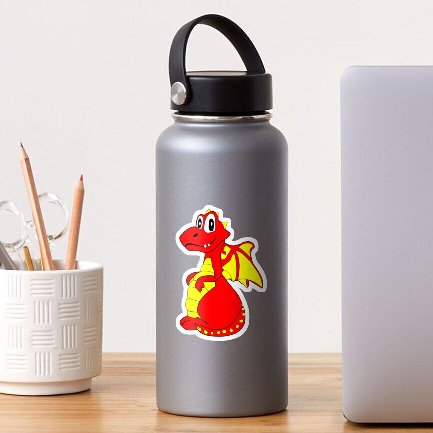 Red Dragon Sticker Sticker