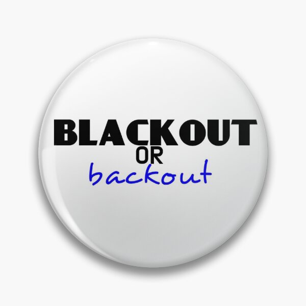 Item preview, Blackout or backout sticker designed and sold by bellamarie803.