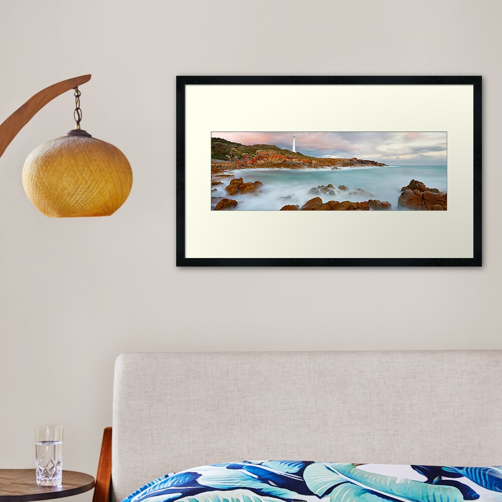Point Hicks Lighthouse, Croajingolong National Park, Victoria, Australia Framed Art Print