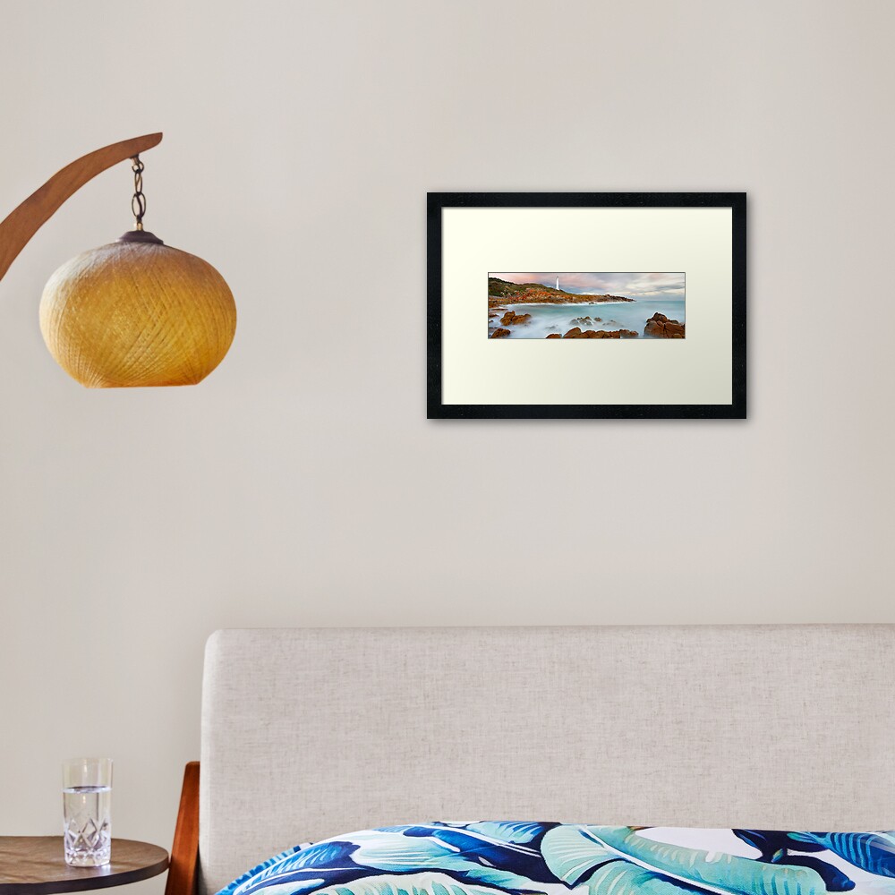 Point Hicks Lighthouse, Croajingolong National Park, Victoria, Australia Framed Art Print