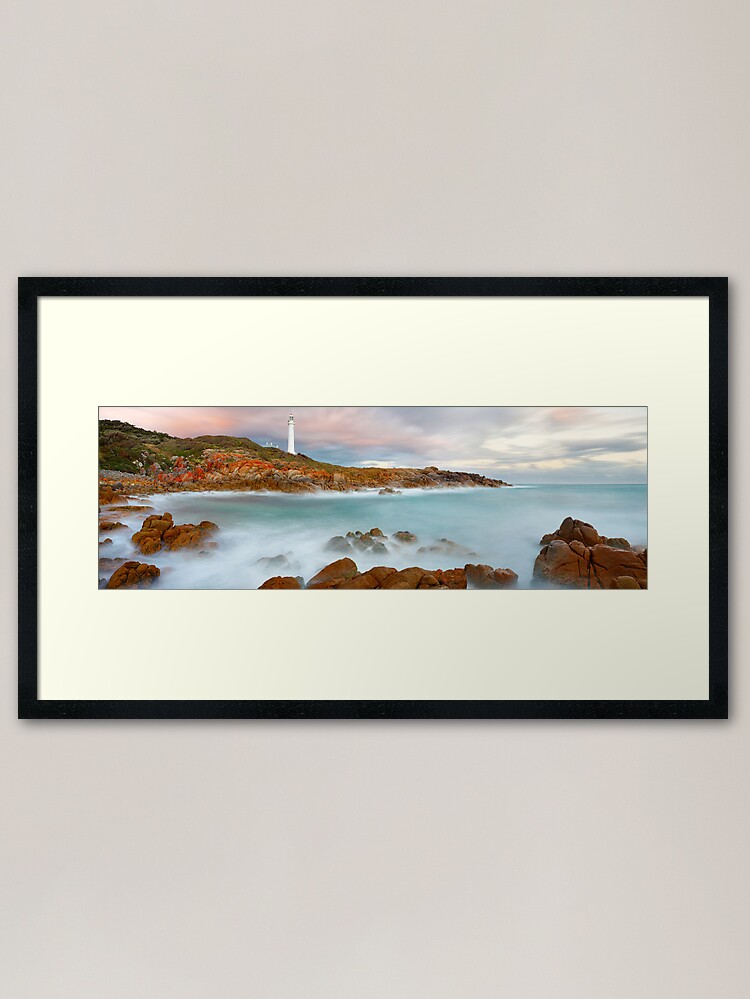 Alternate view of Point Hicks Lighthouse, Croajingolong National Park, Victoria, Australia Framed Art Print