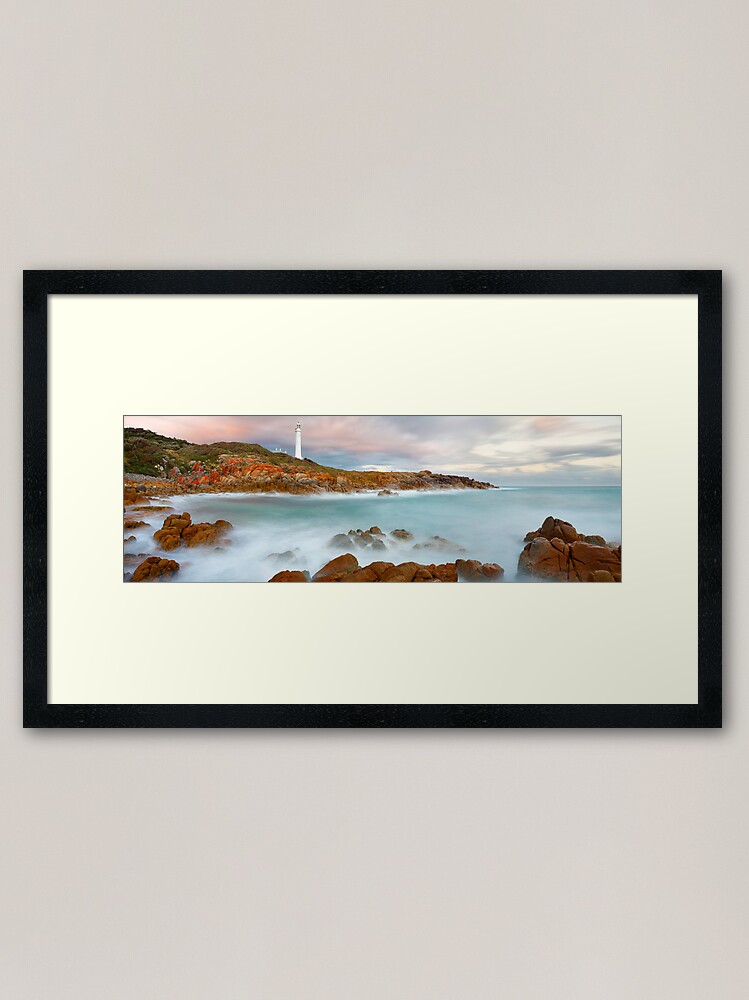 Alternate view of Point Hicks Lighthouse, Croajingolong National Park, Victoria, Australia Framed Art Print