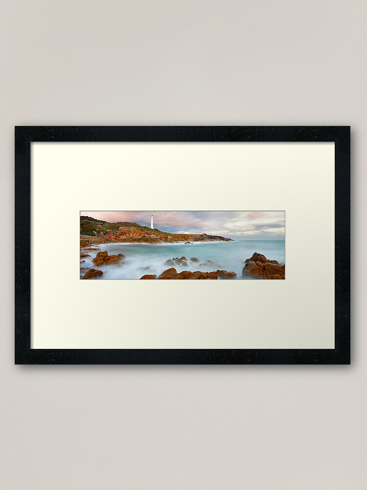 Alternate view of Point Hicks Lighthouse, Croajingolong National Park, Victoria, Australia Framed Art Print