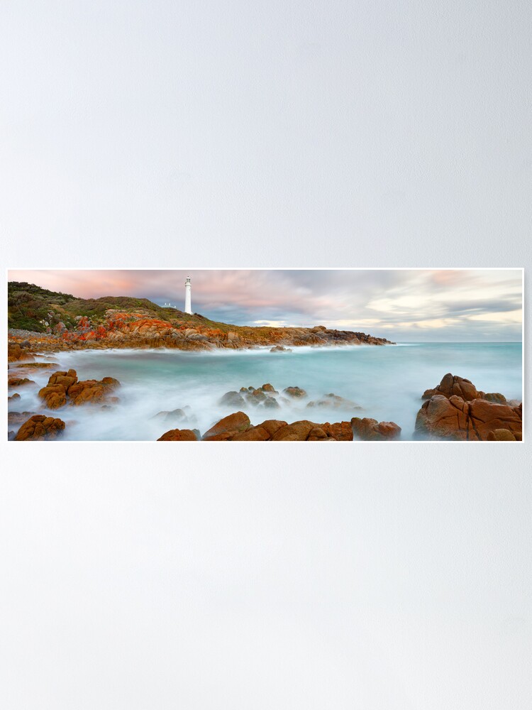 Alternate view of Point Hicks Lighthouse, Croajingolong National Park, Victoria, Australia Poster