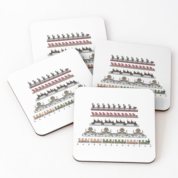 Item preview, Silver Dollar City Coaster Trains Design designed and sold by CoasterMerch.