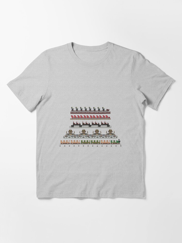 Alternate view of Silver Dollar City Coaster Trains Design Essential T-Shirt