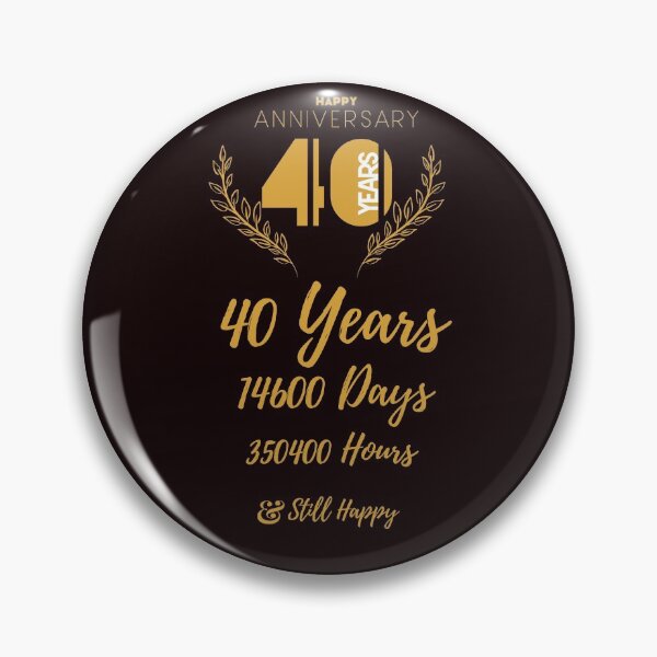 Item preview, 40th Anniversary 40 Years Together Couples Gift 40th Wedding Anniversary Parents Funny Gift For Husband Wife 40 Years Together 40th Year Of Marriage Humorous Couple Matching Slim  designed and sold by Hamadajet.