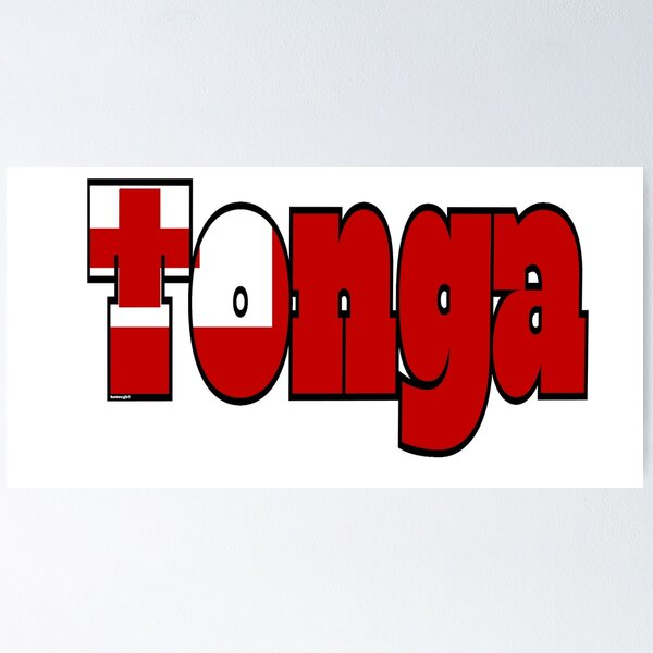 Item preview, Tonga Font with Tongan Flag designed and sold by Havocgirl.