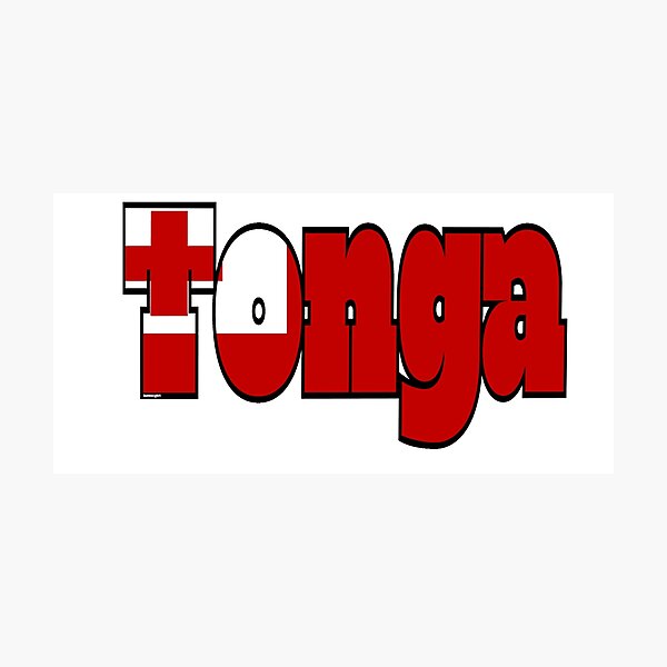 Item preview, Tonga Font with Tongan Flag designed and sold by Havocgirl.