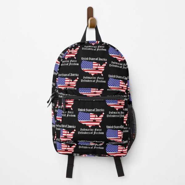 Item preview, United States of America Flag with Submarine designed and sold by MadMando.