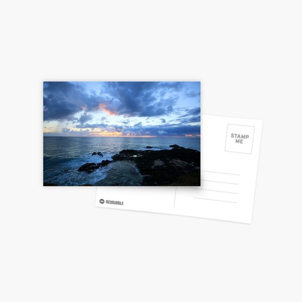 Sunrise Boulder Beach Ballina NSW Postcard