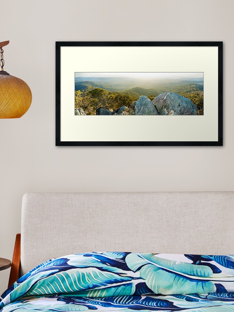 Thumbnail 2 of 7, Framed Art Print, Genoa Peak, Croajingolong National Park, Victoria, Australia designed and sold by Chockstone.
