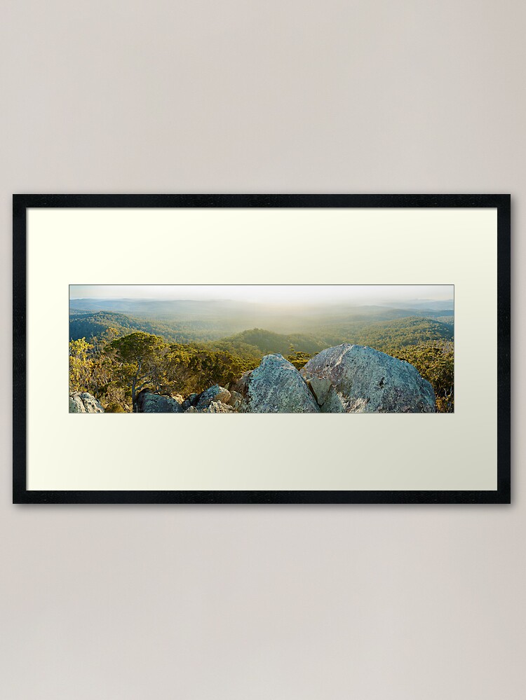 Thumbnail 1 of 7, Framed Art Print, Genoa Peak, Croajingolong National Park, Victoria, Australia designed and sold by Chockstone.