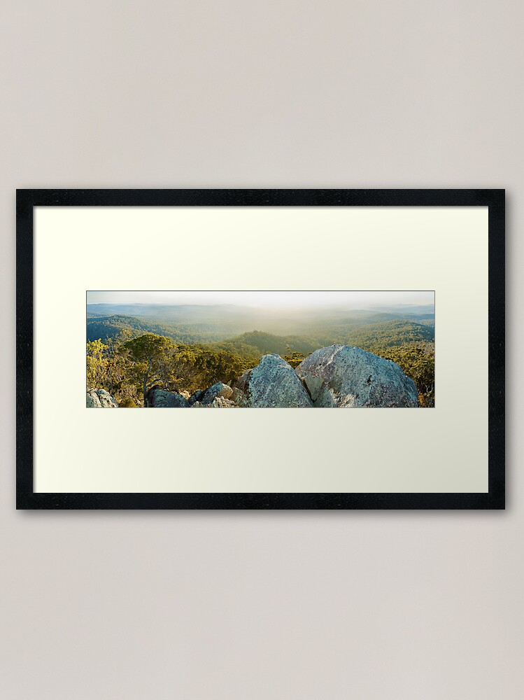 Thumbnail 1 of 7, Framed Art Print, Genoa Peak, Croajingolong National Park, Victoria, Australia designed and sold by Chockstone.