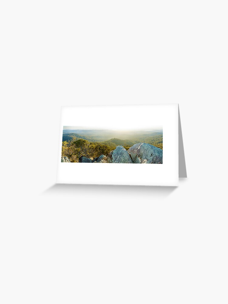Thumbnail 1 of 2, Greeting Card, Genoa Peak, Croajingolong National Park, Victoria, Australia designed and sold by Chockstone.