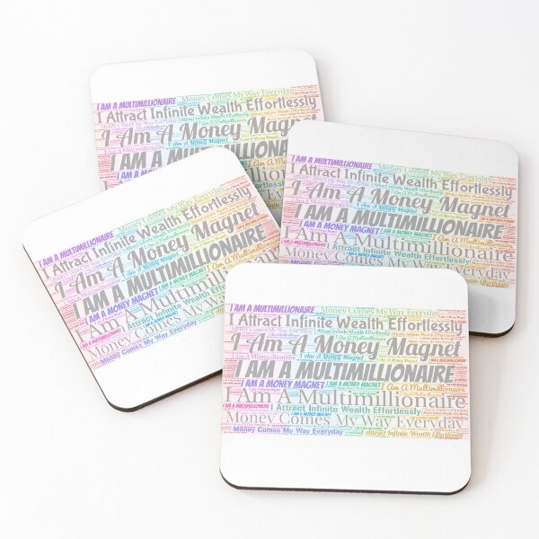 Item preview, Rainbow Multimillionaire Subliminal Word Cloud designed and sold by frankie5368.