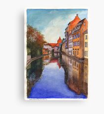 River Ill - Strasbourg, France Canvas Print