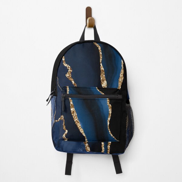 Item preview, Abstract Blue and Gold Modern Geode Agate Design designed and sold by Paulele.