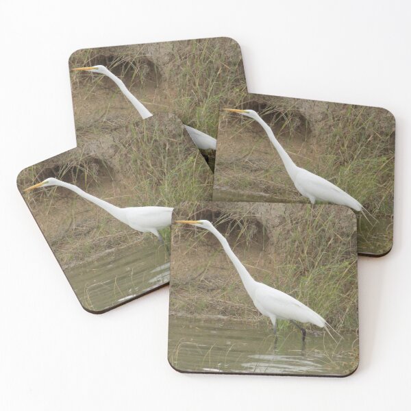 Item preview, Great Egret (Ardea alba) Stretching designed and sold by Inuyasha907.