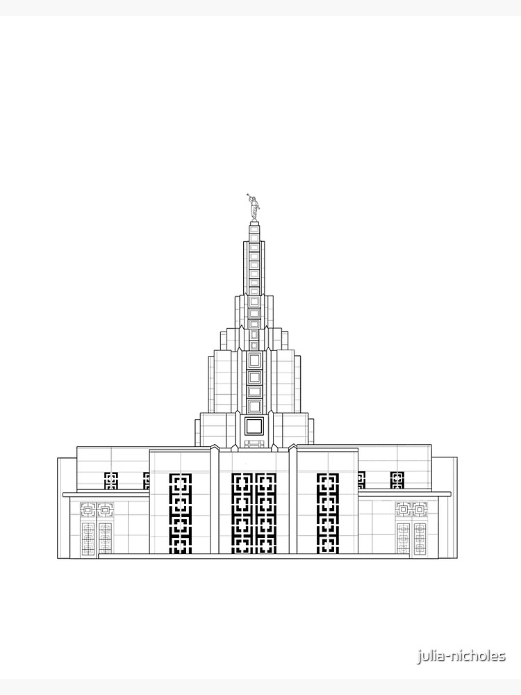 "Idaho Falls Temple" Sticker for Sale by julianicholes Redbubble
