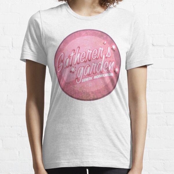 BioShock – Gatherer’s Garden Genetic Modifications Logo (Bright Pink) Essential T-Shirt