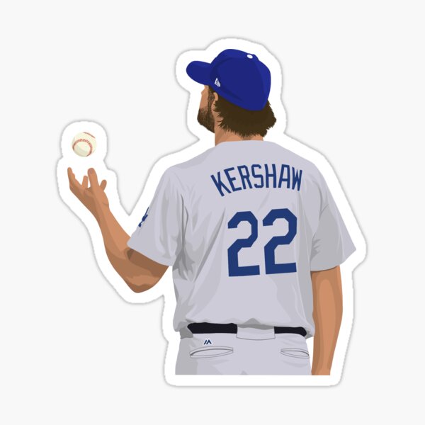 Clayton Kershaw 22 Sticker