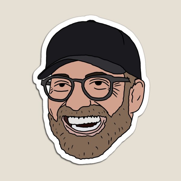 Artikel-Vorschau von Jürgen Klopp, Liverpools „Der Normale“, designt und verkauft von thebcarts.