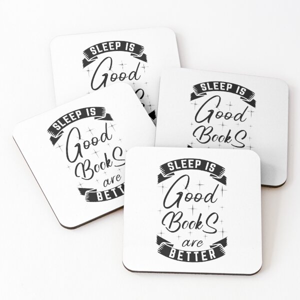 Item preview, Sleep is Good ... Books are Better! designed and sold by Cosmic Cutenesss.