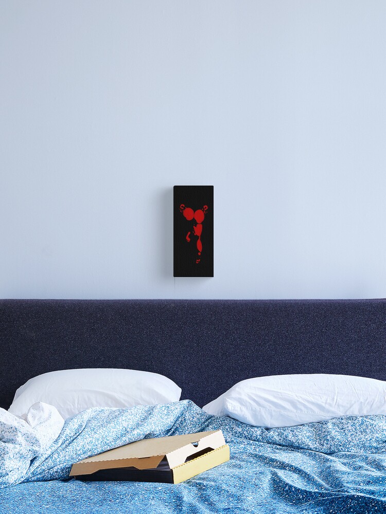 Butt painting Canvas Print