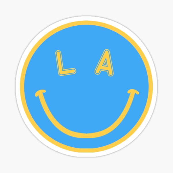 UCLA smiley face Sticker