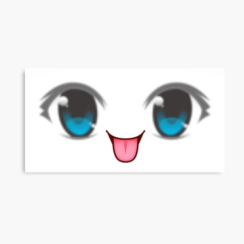 Anime Girl Eyes W/ Tongue Out Weeb Print" Canvas Print by Anime Girl Eyes W/ Tongue Out Weeb Print" Canvas Print by