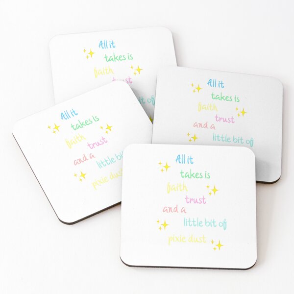 Item preview, faith, trust, and pixie dust designed and sold by chloepopcandy.