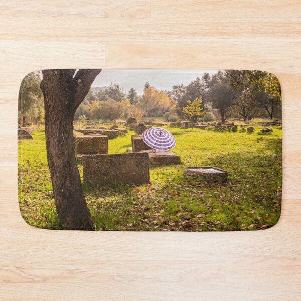 Item preview, Archaeological Site of Olympia with Umbrella designed and sold by KensLensDesigns.