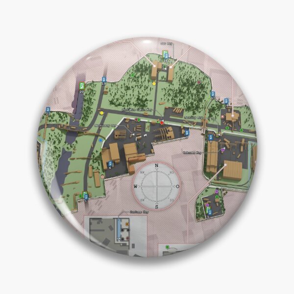 Item preview, Customs Map designed and sold by savorok.