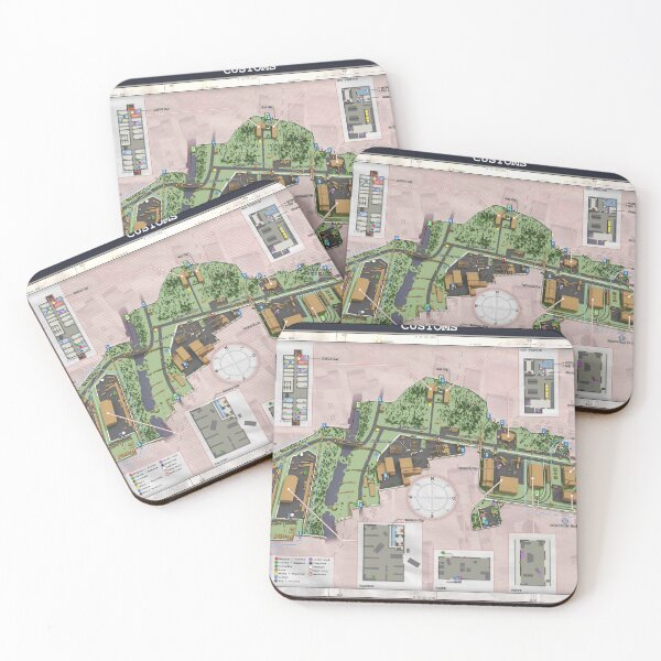 Item preview, Customs Map designed and sold by savorok.
