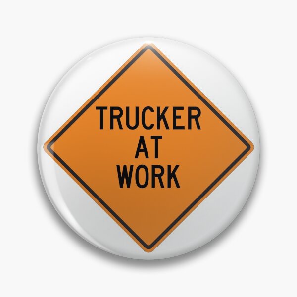 Item preview, Trucker at Work designed and sold by Wurmbone.