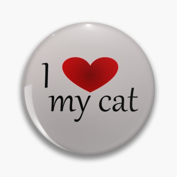 Item preview, I heart my cat designed and sold by WanderingBark.