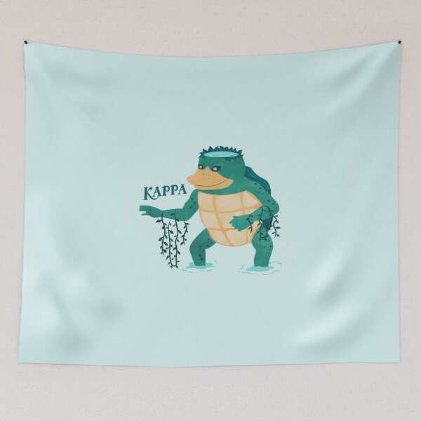 Item preview, Spooky Kappa Monster  designed and sold by FlutesLoot.