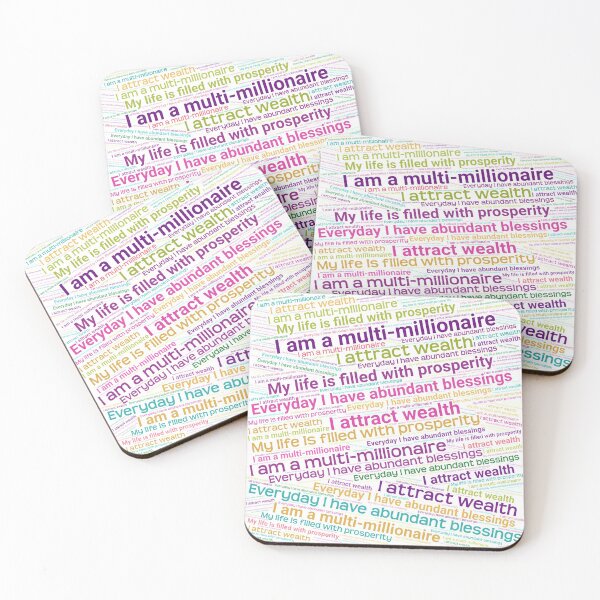 Item preview, Wealth Subliminals In Colorful Dancing Words designed and sold by frankie5368.