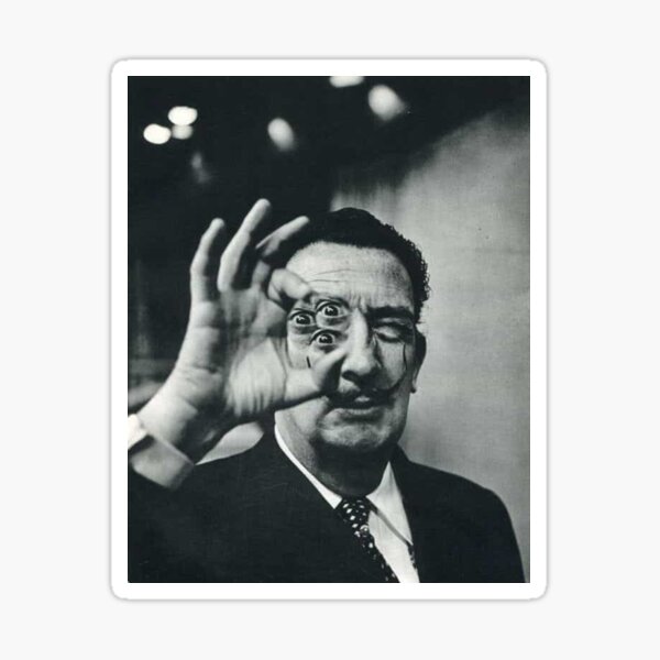 El Salvador DALI Sticker