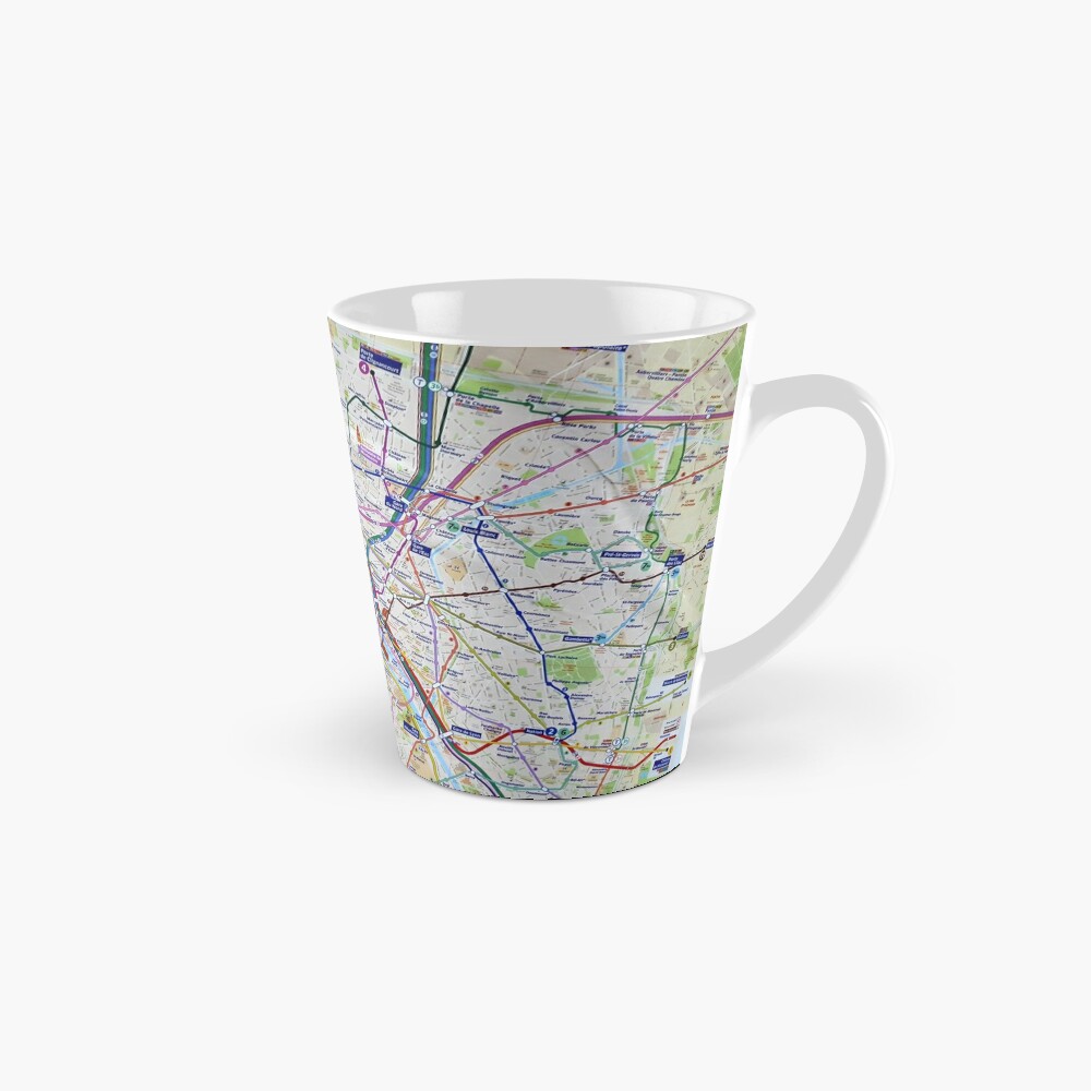 Paris Metro Map Coffee Mug Paris Mug France Mug Paris 