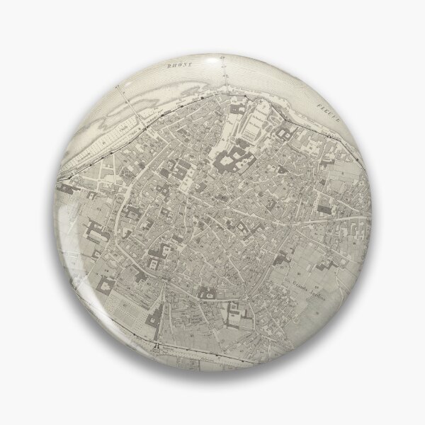 Item preview, Vintage Map of Avignon France (1852) designed and sold by BravuraMedia.
