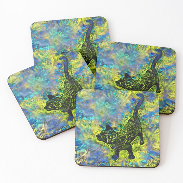 Item preview, Abstractions of abstract abstraction of cat designed and sold by blackhalt.